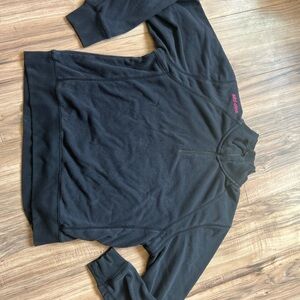 Black Ski-Doo Zip Up Sweater